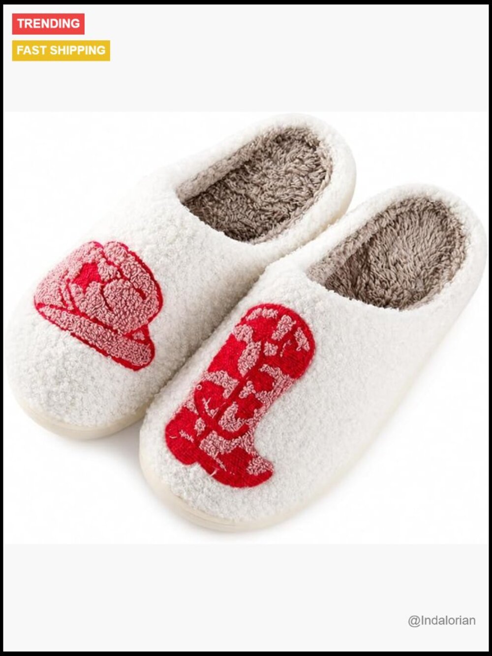 Fuzzy Memory Foam Faux Fur Animal Print Slippers